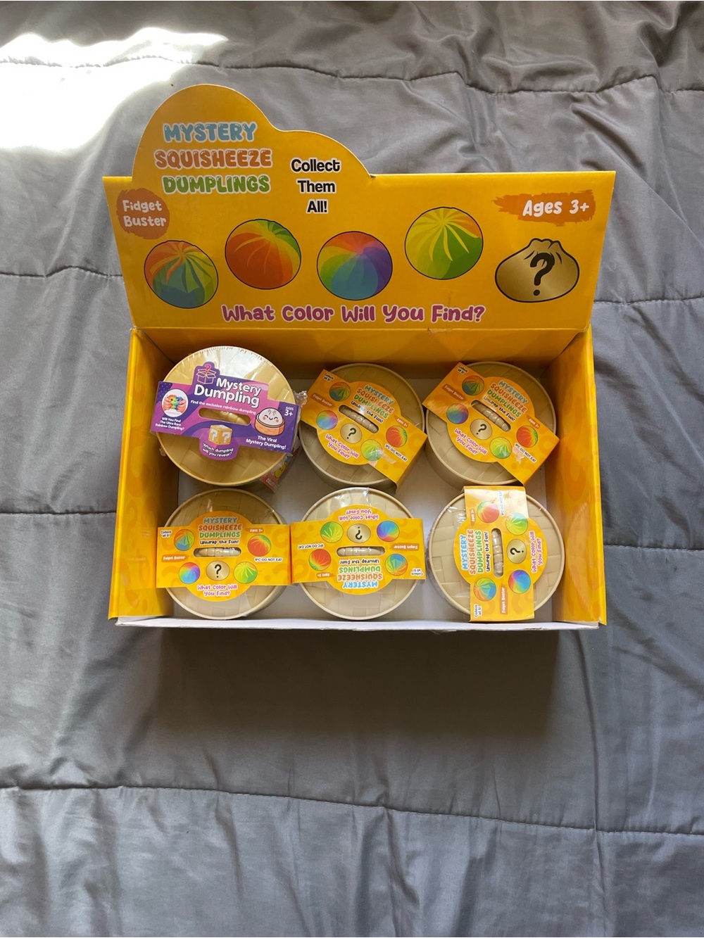 6Mystery Squisheez Dumplings Surprise Pack - Yellow Box/ 40 for all
